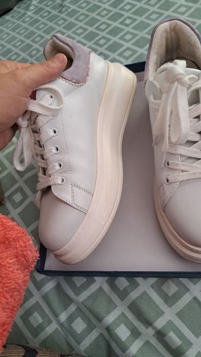 Pantofi sport dama din piele , TOSCA BLU