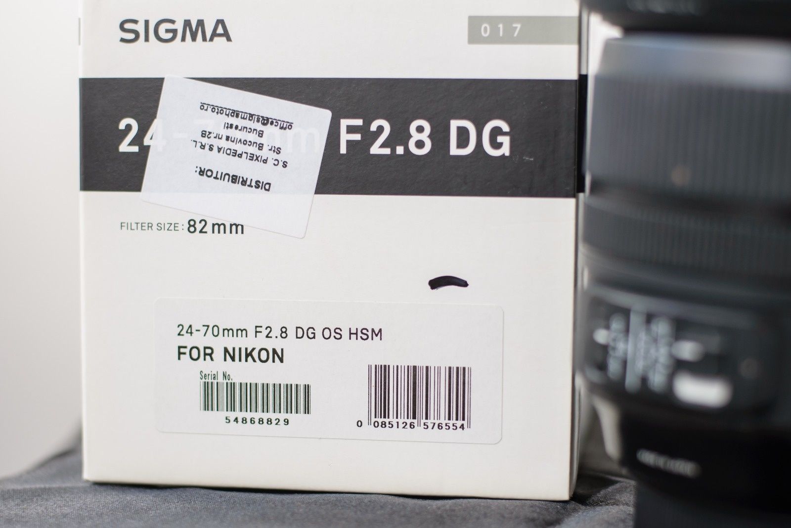 Sigma 24-70 mm F2. 8 DG HSM OS - montura Nikon FX