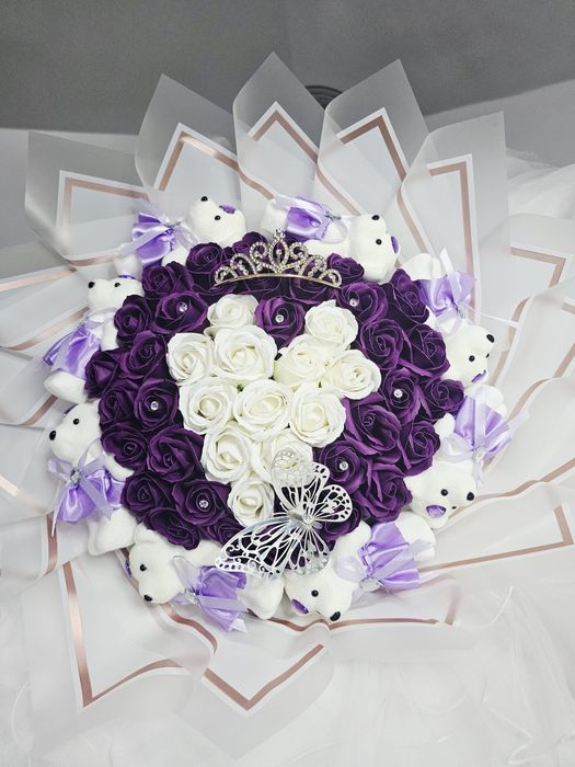 Buchete din trandafiri de sapun