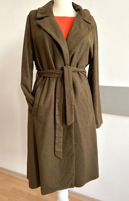 Вълнен тренч  & вълнен шал Trussardi