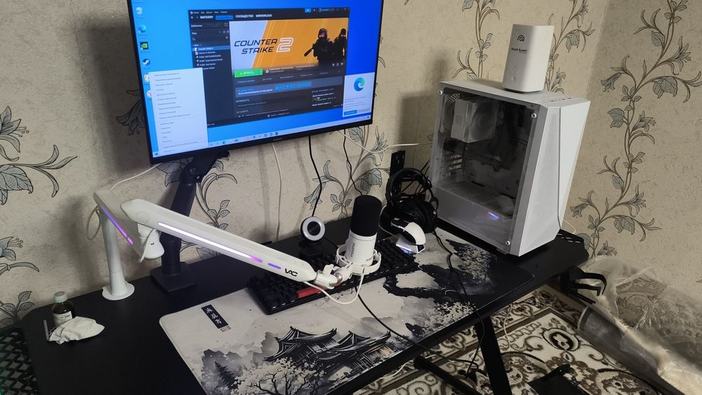 Игровой компьютер все в сборе