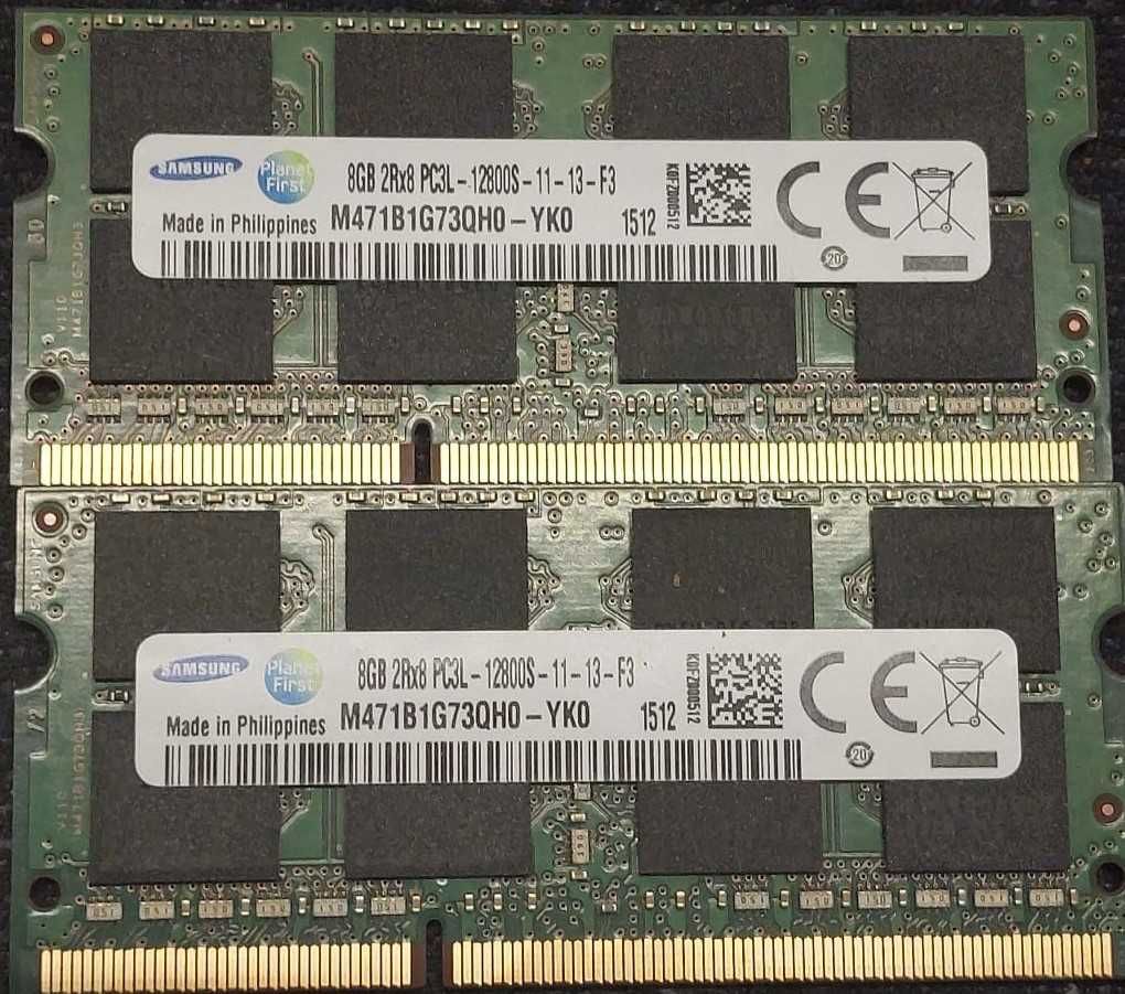 Memorie Kit 16GB DDR3 1600 Samsung (2 x 8GB DDR3), pentru laptop