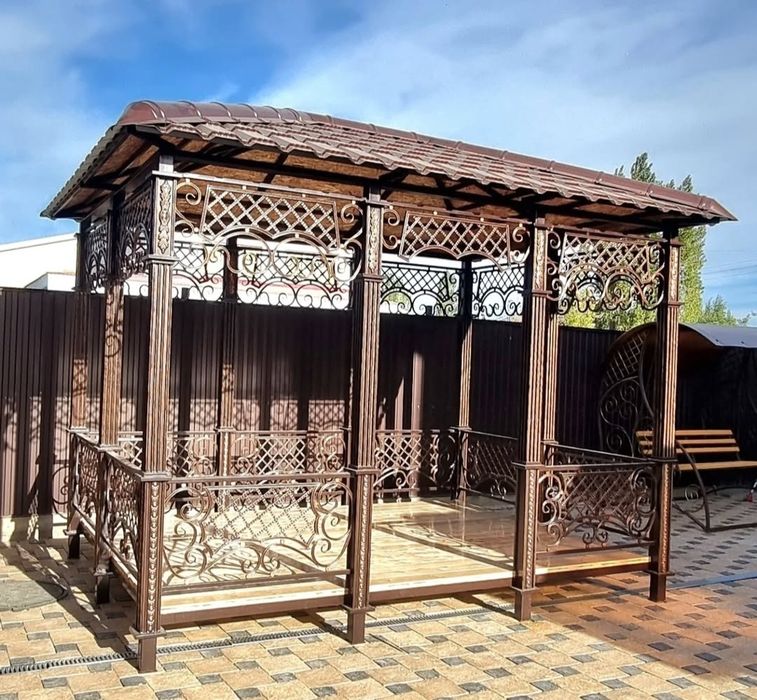 Ворота. Навесы.  перил. решетки. козырьки