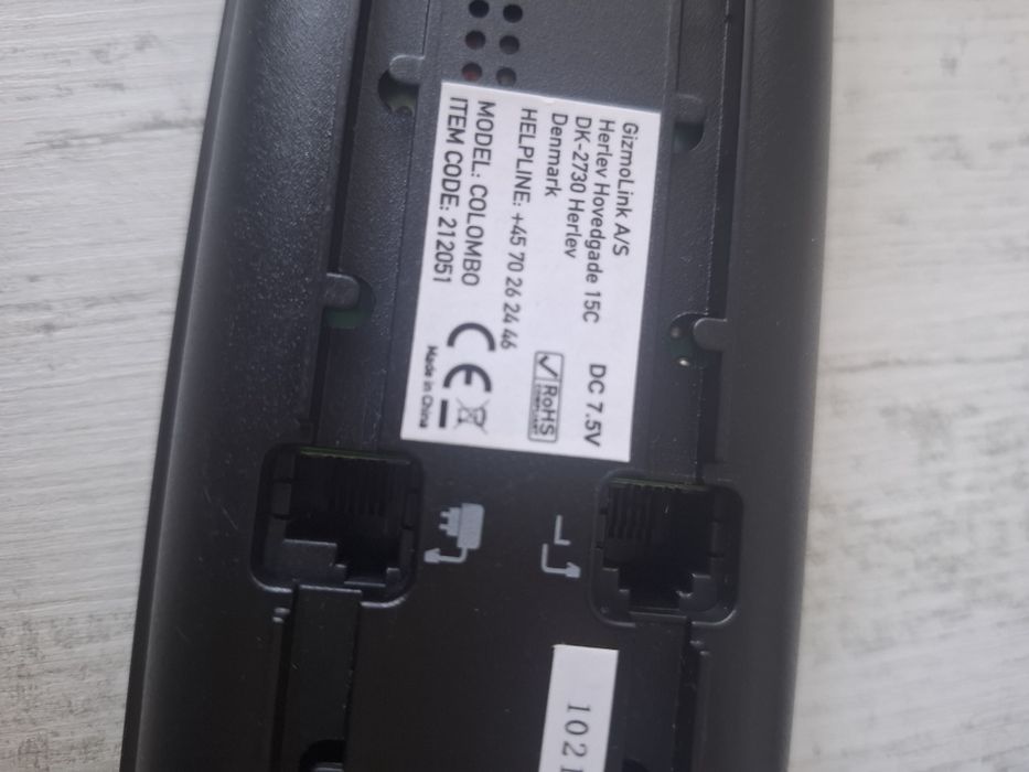 Telefon fix portabil din 2 bucăți