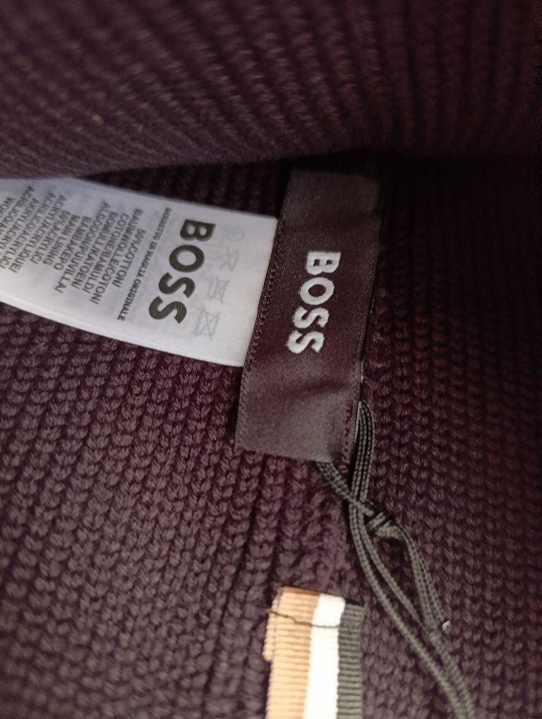 Boss нова шапка плетиво
