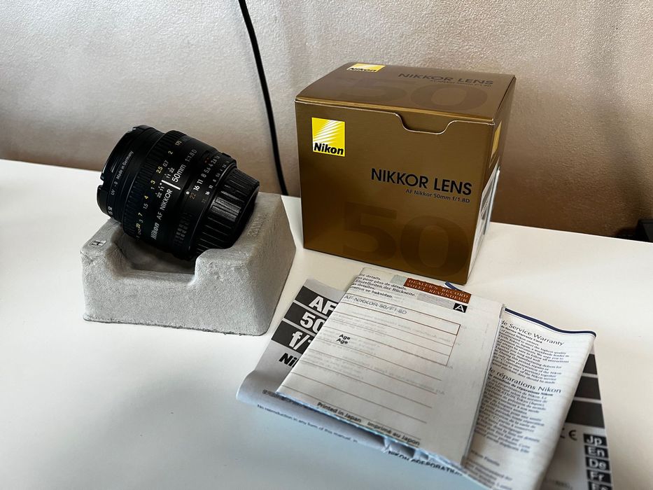 Обектив Nikon AF Nikkor 50mm 1:1.8D като НОВ*