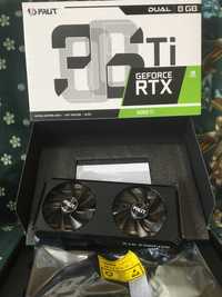 Продам видеокарту Palit RTX 3060ti, состояние отличное. Любые проверки