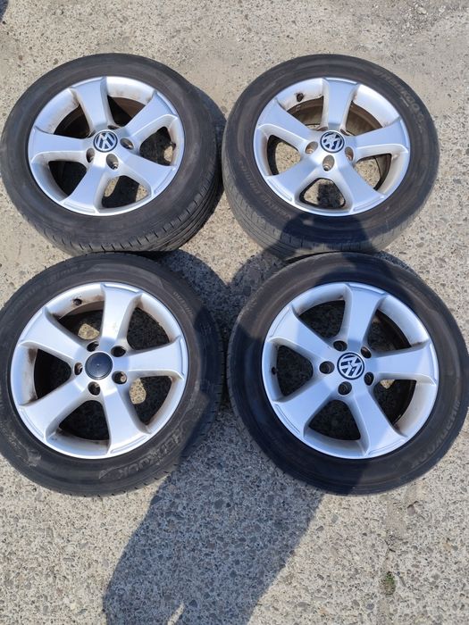 Roți de vară. SE VÂND Și SEPARAT. 205 55 R16 ,5x112 Hankook, profil 7