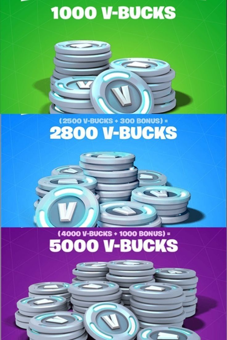 V-bucks для фортнайт