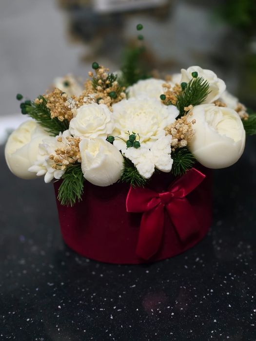 Aranjamente Crăciun din ceară de soia