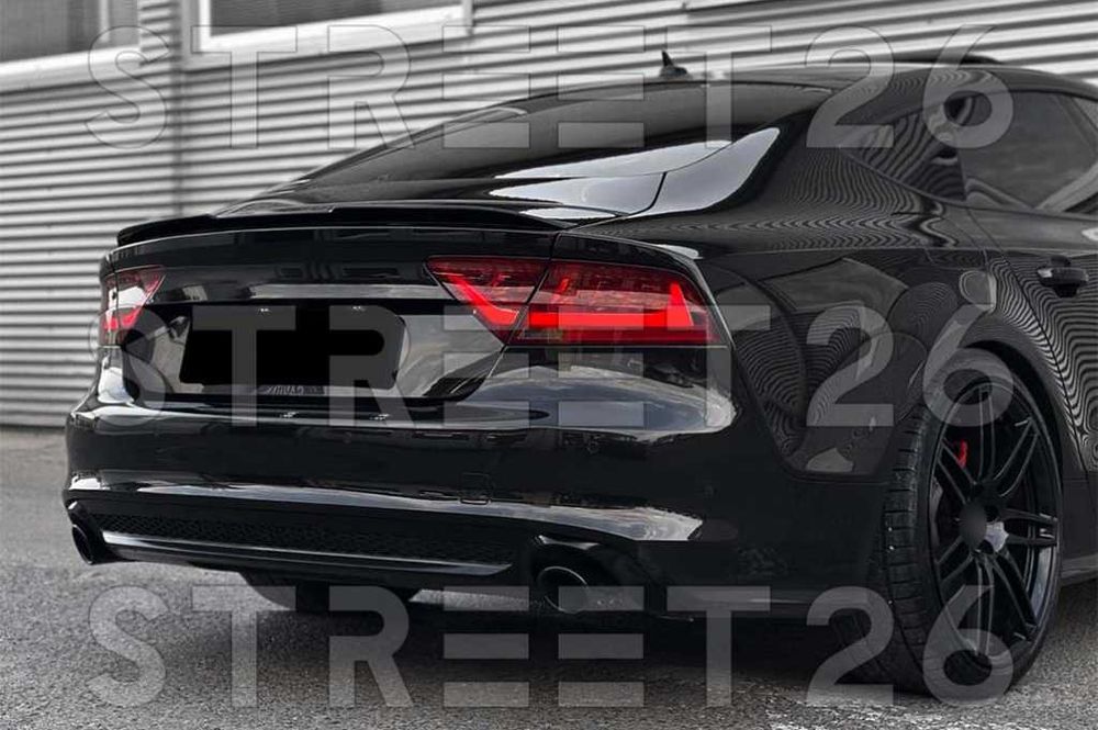 Eleron Lip Audi A7 4G (2010-2017) Negru Lucios