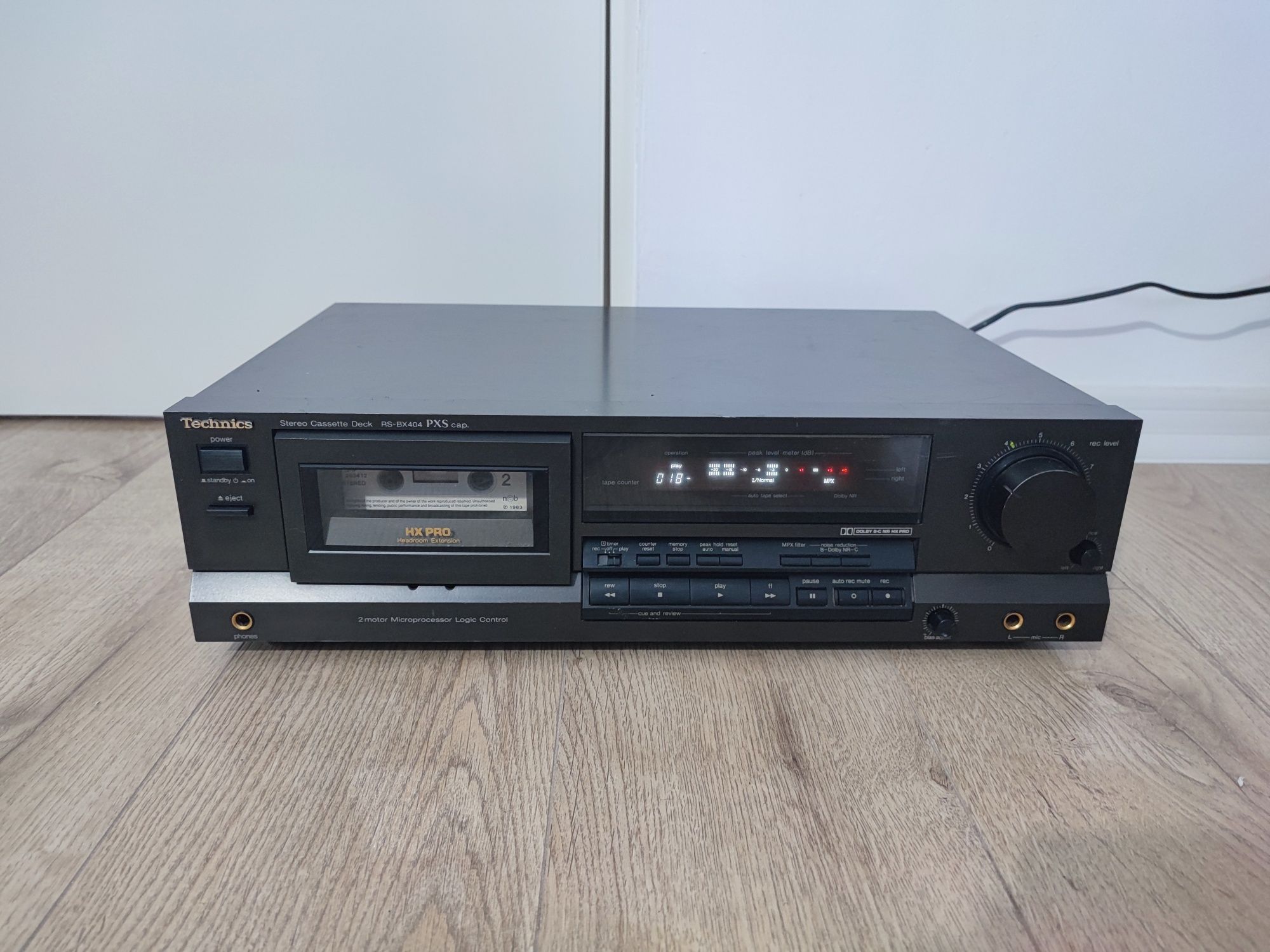 Deck Technics RS-BX404 PXS cap stereo cassette deck