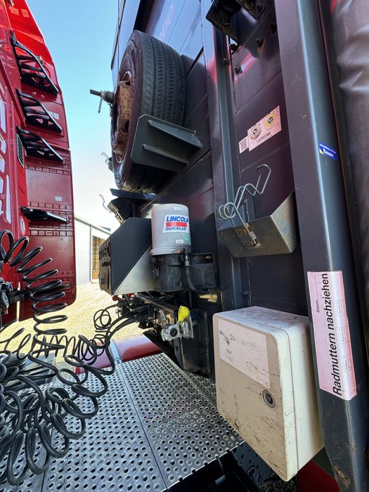 VARIANTE / Trailer agabaritic MEUSBURGER MPG-1 - axa viratoare