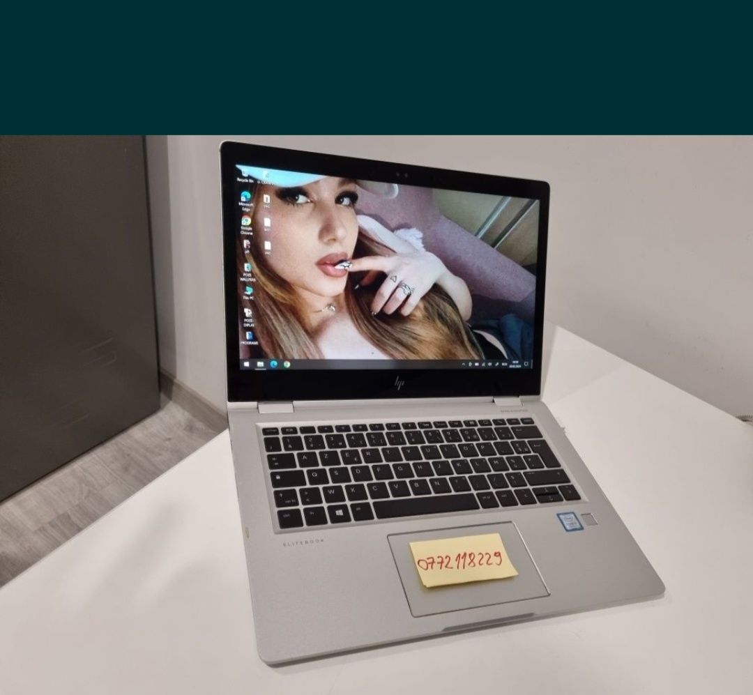 Laptop hp 2 în 1 - se face tableta, cu touchscreen