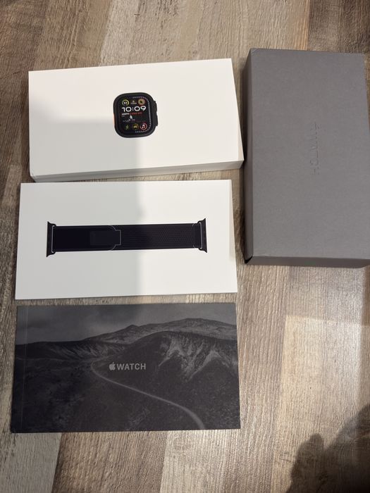 Apple Watch Ultra 2 Black Titanium, GPS+Cellular 49mm, full nox!