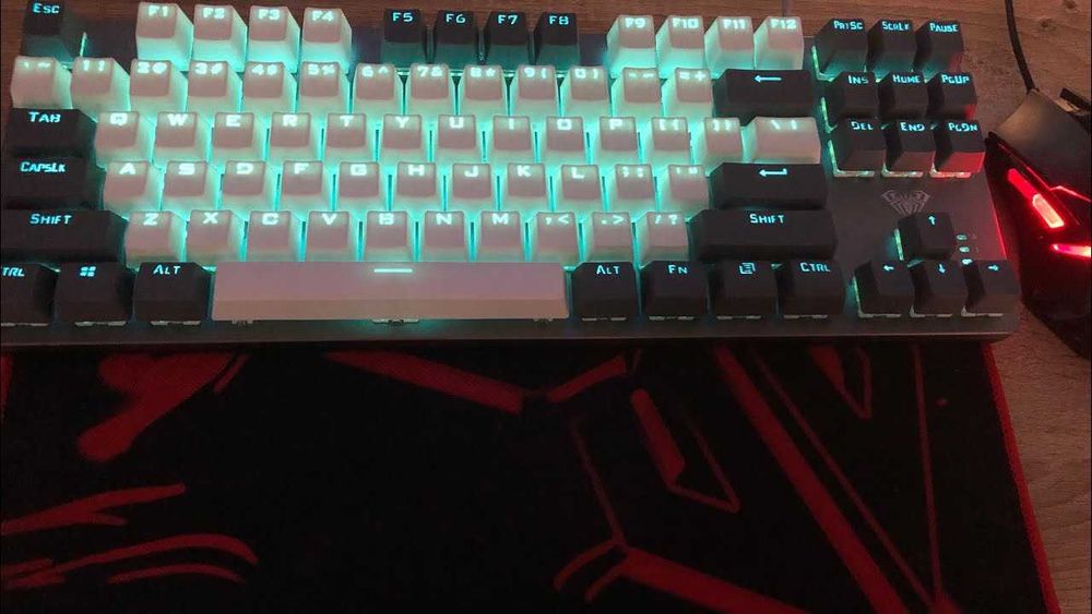 Клавиатура AULA F3287 проводная  механическая  80% оригинал RUS/ENG