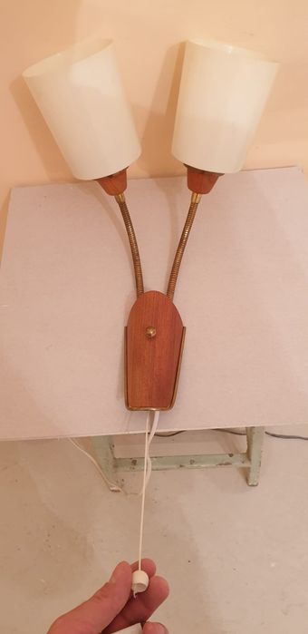 Accesoriu decorațiune lumina vintage colectie alama Suedia 1950