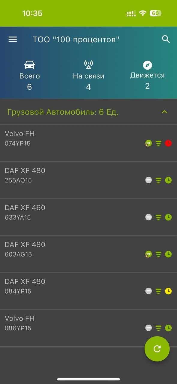 GPS (ЖПС) мониторинг транспорта и уровня топлива