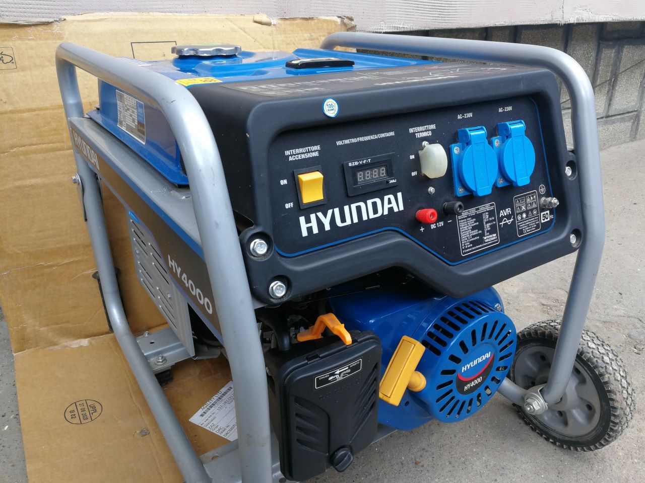 Generator de curent electric Hyundai.ideal pentru încrederea mașinilor