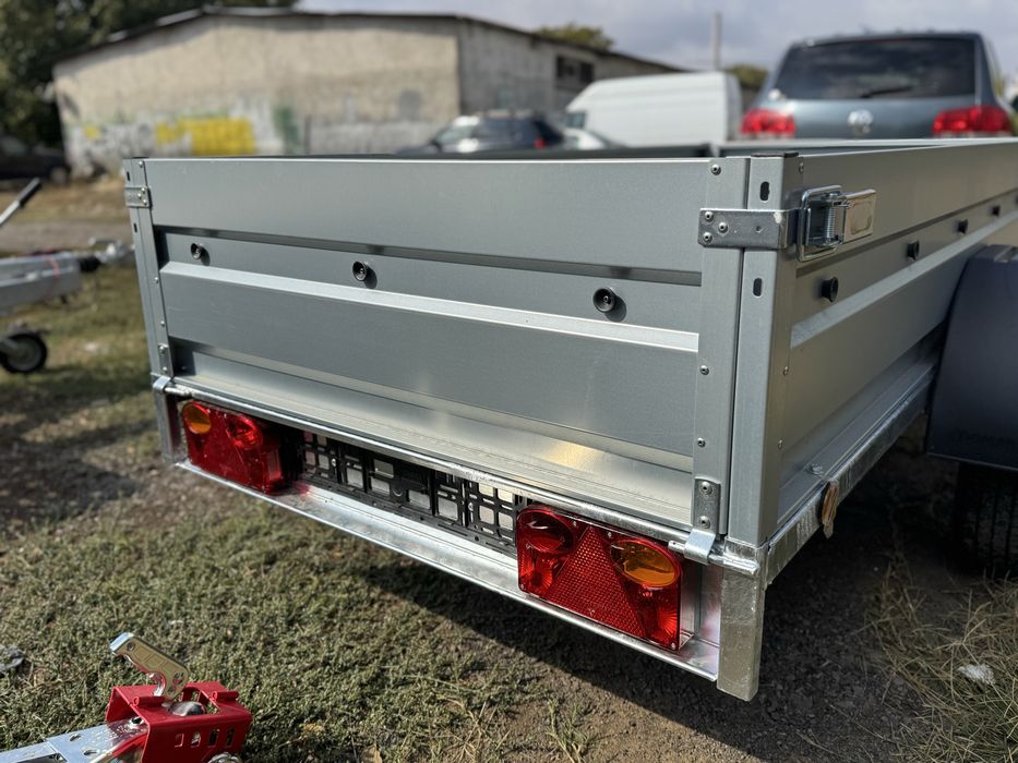 Remorca nouă cu prelată 750 kg, 205x114x120 cm