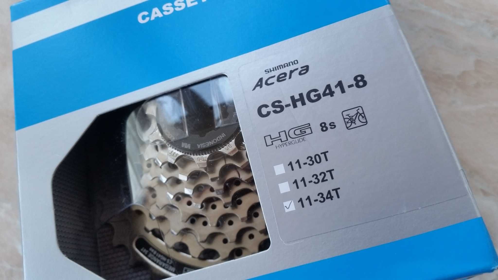 Shimano CS-HG41-8 viteze 11-34T pinion caseta MTB