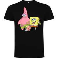 Нова детска тениска със Спондж боб (SpongeBob), Патрик и Гари