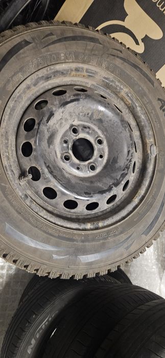 Железни джанти с гуми 14" Фиат Фиорино, Ситроен немо