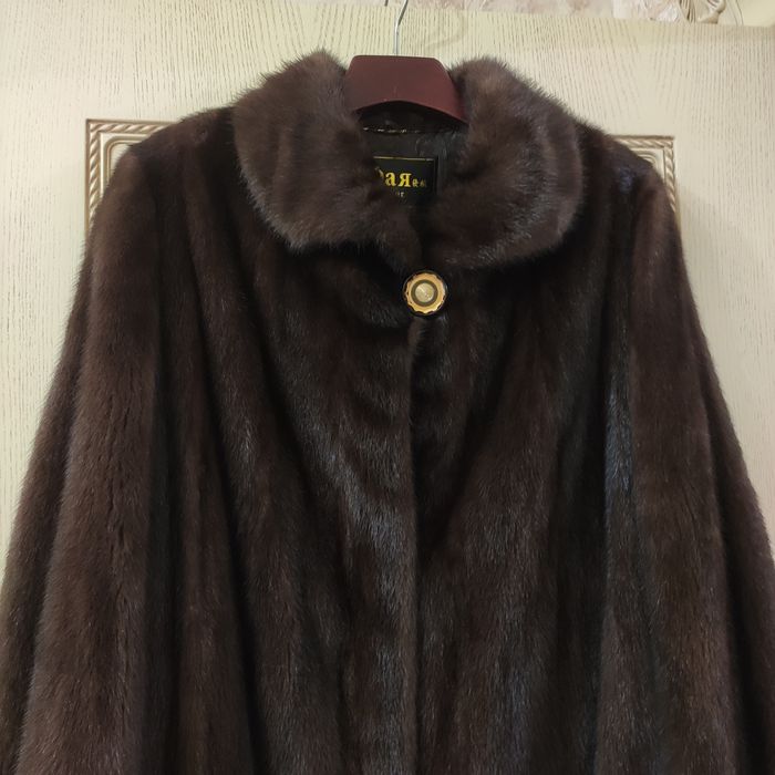 Шуба норковая длинная
