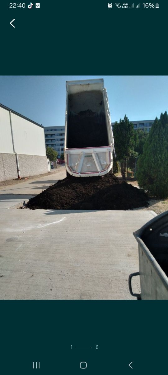Pamant vegetala și umplutura