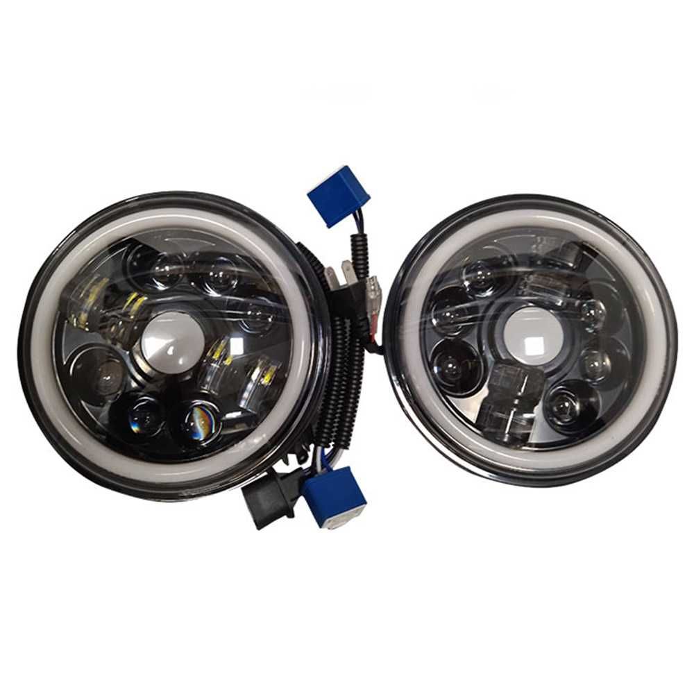 LED ФАР, 50W, DRL Angel Eye