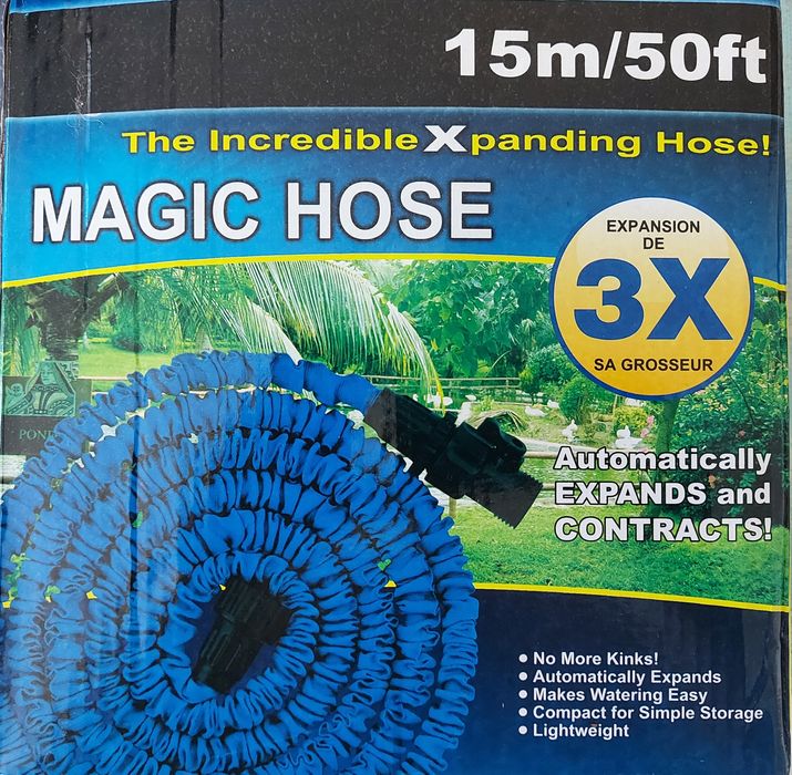 Furtun extensibil 15m albastru