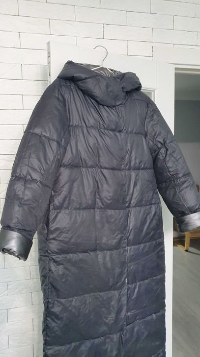 Продам пуховик женский двусторонний, размер 42, xs-s