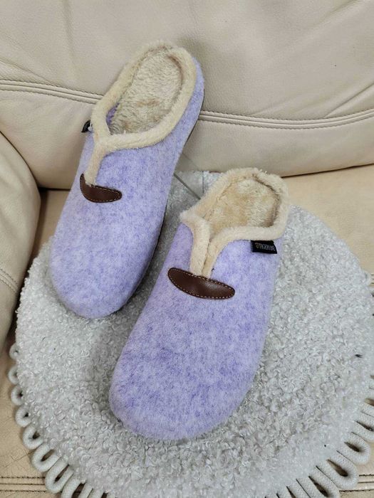 Нови дамски пантофи лила - 40 номер