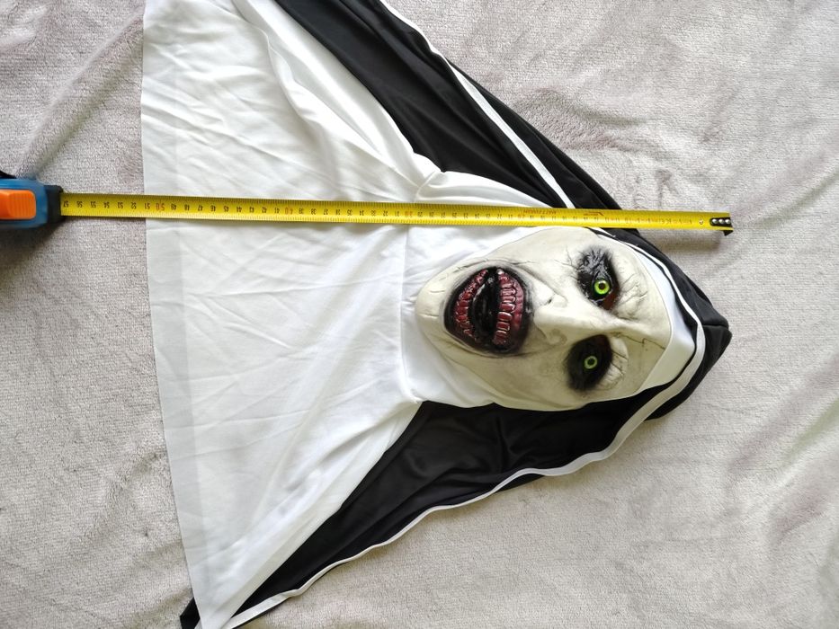 Mască Halloween party, scary plus tatuaje temporare/ mască The Nun