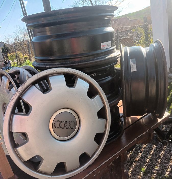 Jante Audi+capac set