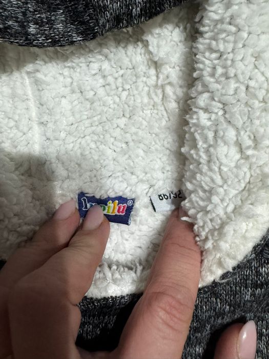 Geacă iarnă lupilu îmblănită mărimea 86/92 impecabila