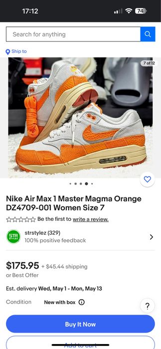 Nike Air Max 1 Master Magma,marime 38