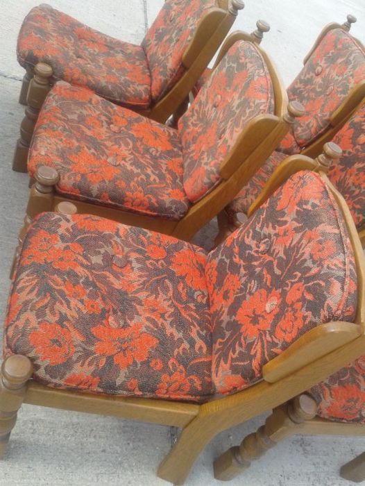 6 Scaune lemn masiv Germania