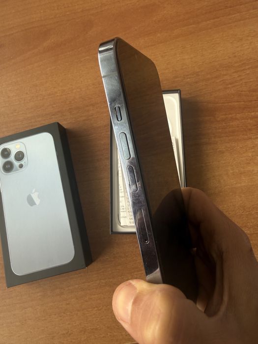 Като нов, Iphone 13 Pro Max, 256GB, Sierra Blue/Айфон 13 Про Макс