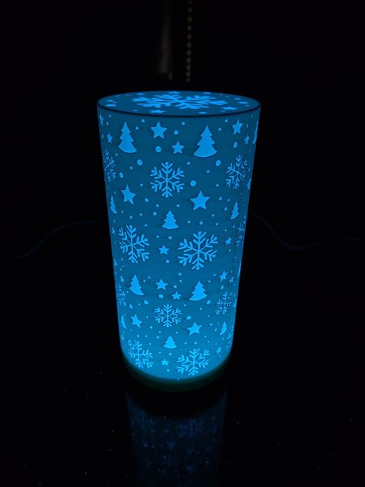 Коледна нощна лампа