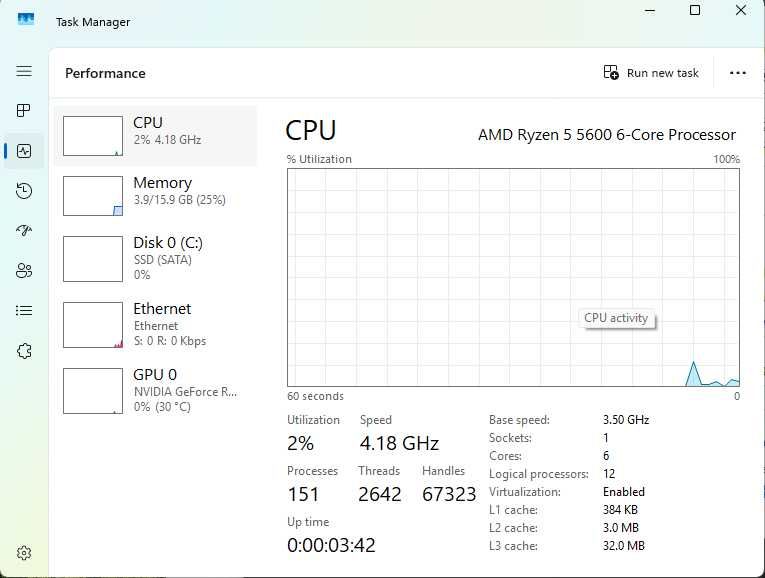 PC Gaming Ryzen 5 5600, RTX 3050 8GB 128Bit, 16GB RAM Corsair 3600MT/S
