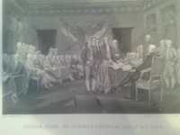 ilustrata originala declaratia de independenta 1776