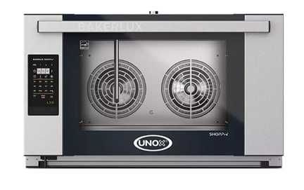 Печь конвекционная 4уровня с пароувлажнениемUnox со сливным отверстием