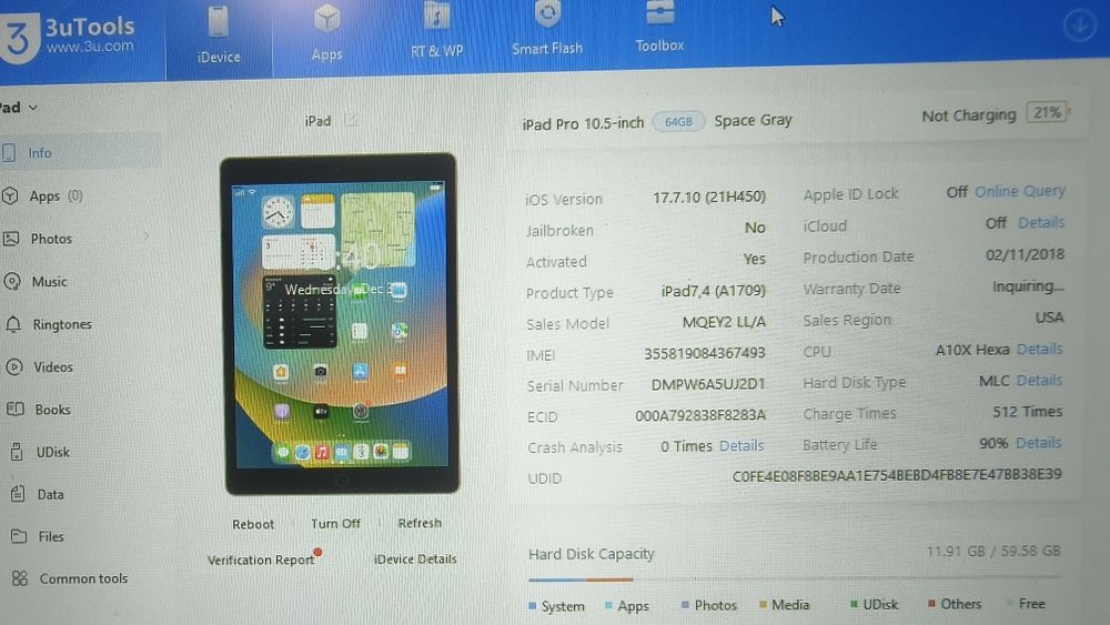 iPad Pro 10.5  Negru