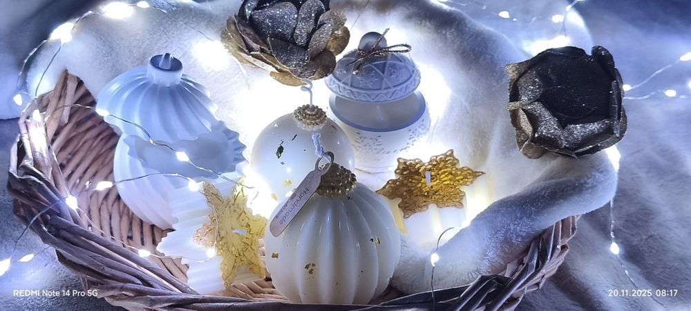 Коледни свещи-Коледна магия
Моите ръчно изработени