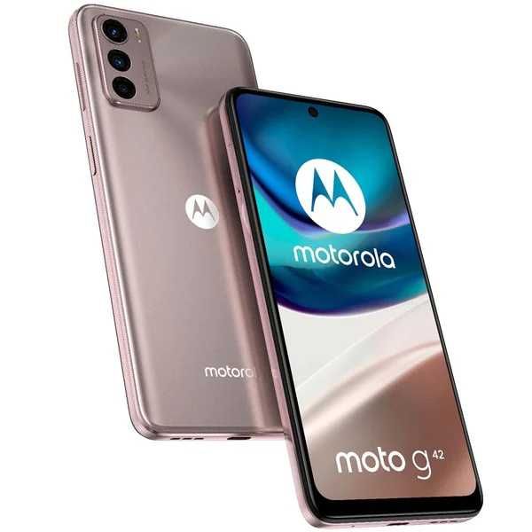Telefon MOTOROLA Moto G42 64GB 4GB Verde sau Roz metalizat Nou Sigilat