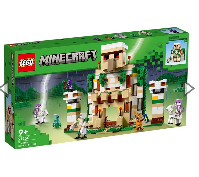 LEGO Minecraft крепост на железния голем