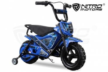 Mini Motocicleta electrica pentru copii NITRO ECO Flee 250W #Albastru