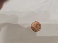 1 стотинка с надпис хиляда и триста години България