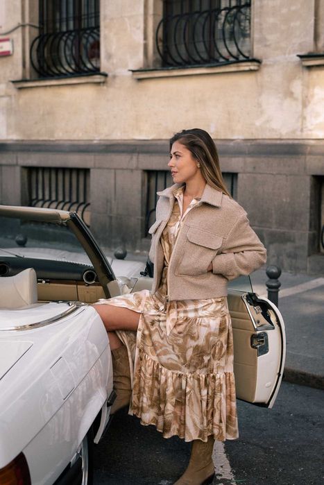 Вълнено бомбер яке DENINA MÁRTIN